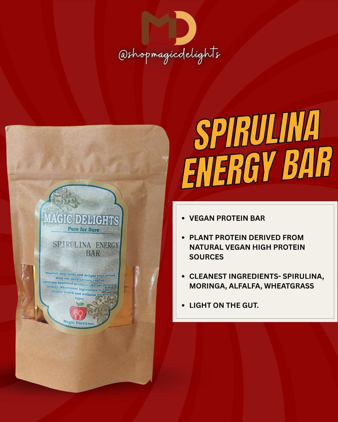 Spirulina Energy Bar