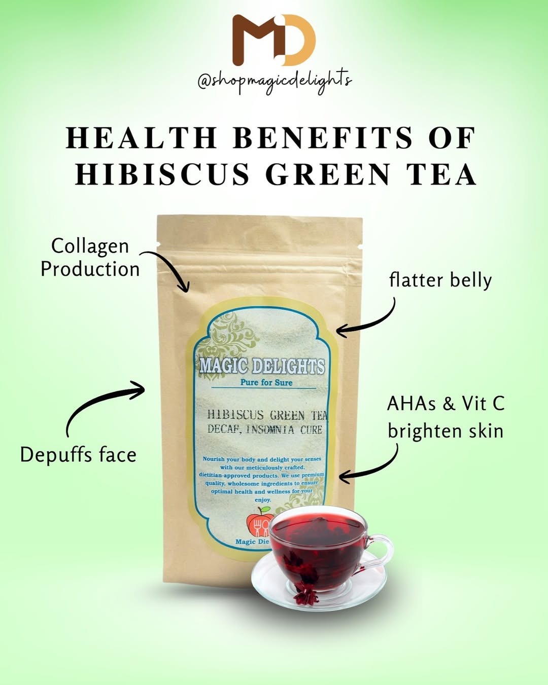 Hibiscus Green Tea