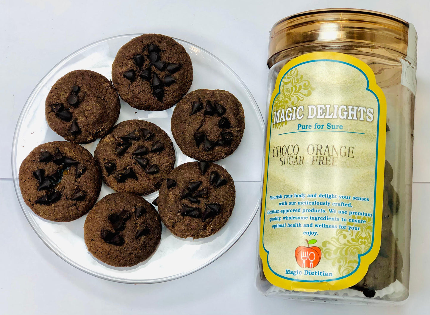 CHOCO-ORANGE COOKIE | HEALTHY SUGAR-FREE COOKIE | MELT-IN-MOUTH