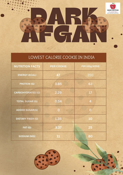 Dark Afgan Cookie | Sugar Free | Tastiest Healthy Cookie