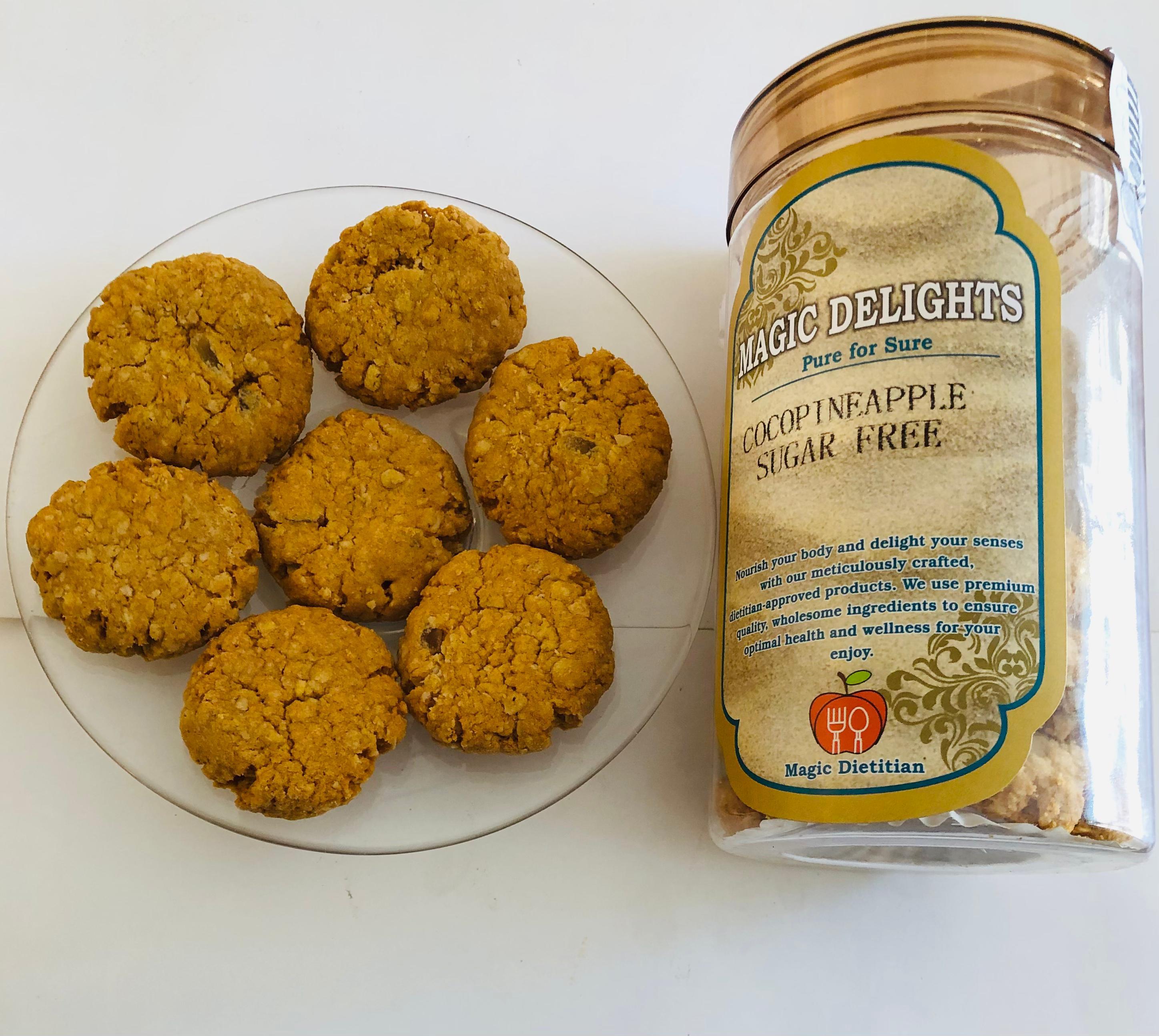 BEST WEIGHT LOSS COOKIES | Coconut Pineapple Cookies | Diabetic , pcos friendly