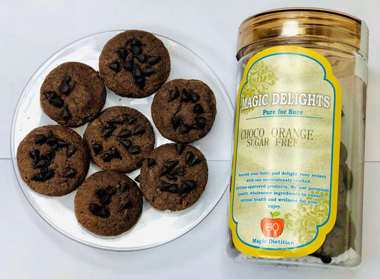 CHOCO-ORANGE COOKIE | HEALTHY SUGAR-FREE COOKIE | MELT-IN-MOUTH